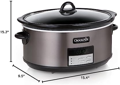 8 Quart Programmable Slow Cooker with Auto Warm - Curated Catalog M0