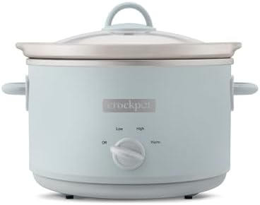 4.5 Quart Manual Slow Cooker – Macaroon Blue - Curated Catalog C6