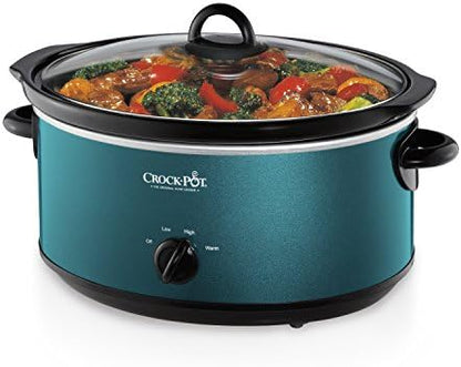 7 Quart Manual Slow Cooker – Turquoise - Curated Catalog C6
