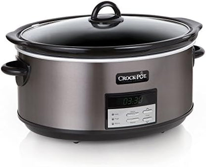 8 Quart Programmable Slow Cooker with Auto Warm - Curated Catalog M0