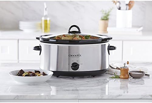 7 Quart Oval Manual Slow Cooker – Stainless Steel - Curated Catalog I9