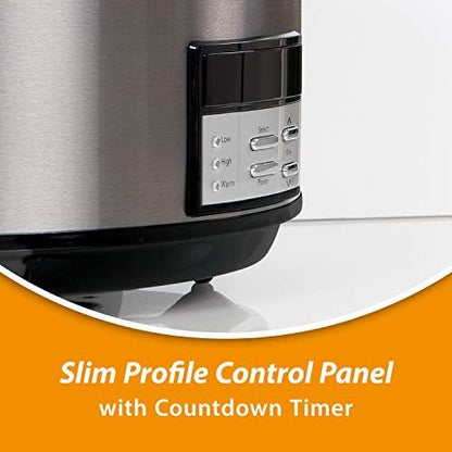 8 Quart Programmable Slow Cooker with Auto Warm - Curated Catalog M0
