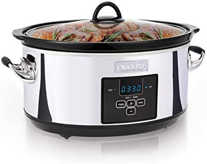 7 Quart Programmable Slow Cooker – Polished Platinum - Curated Catalog L7
