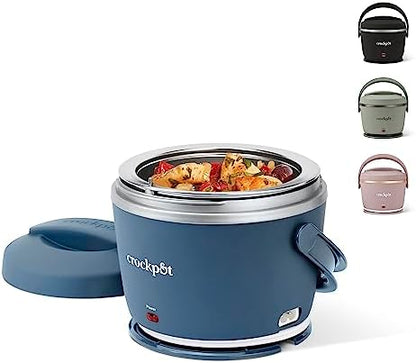 Electric Lunch Box Food Warmer 20oz – Faded Blue - Curated Catalog P0