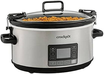 7 Quart Portable Programmable Slow Cooker with Timer - Curated Catalog Q6