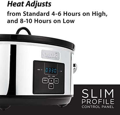 7 Quart Programmable Slow Cooker – Polished Platinum - Curated Catalog L7