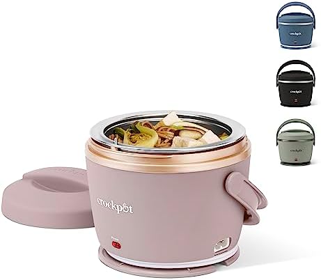 Electric Lunch Box Food Warmer 20oz – Blush Pink - Curated Catalog D3