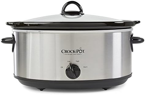7 Quart Oval Manual Slow Cooker – Stainless Steel - Curated Catalog M1