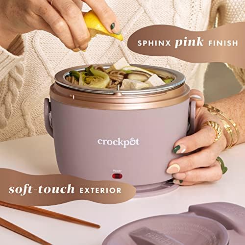 Electric Lunch Box Food Warmer 20oz – Blush Pink - Curated Catalog D3