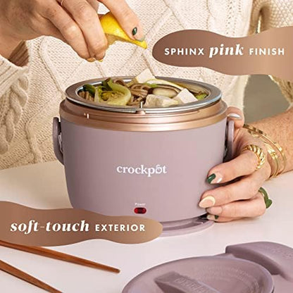 Electric Lunch Box Food Warmer 20oz – Blush Pink - Curated Catalog D3
