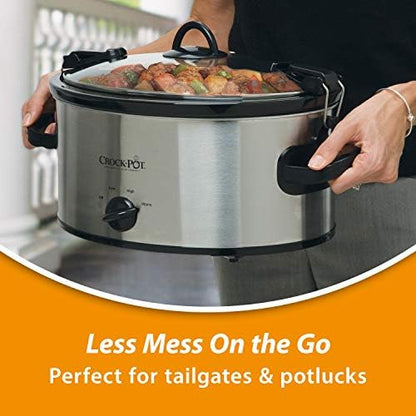 Cook & Carry 6 Quart Portable Slow Cooker - Curated Catalog Y8
