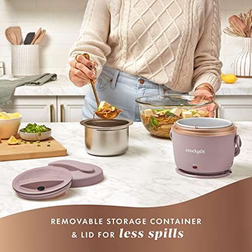 Electric Lunch Box Food Warmer 20oz – Blush Pink - Curated Catalog D3