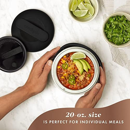 Electric Lunch Box Food Warmer 20oz – Black - Curated Catalog C2
