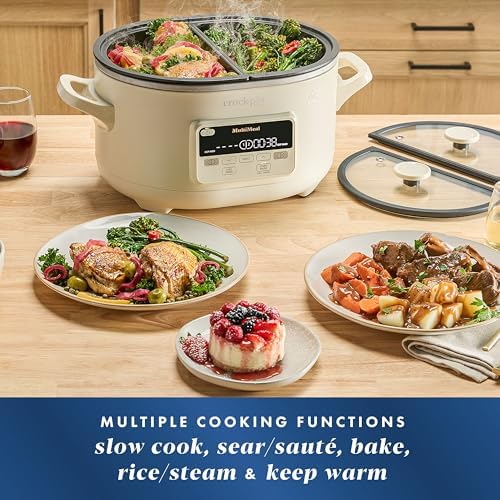 MultiMeal Multicooker with Programmable Slow Cooker - Curated Catalog B2
