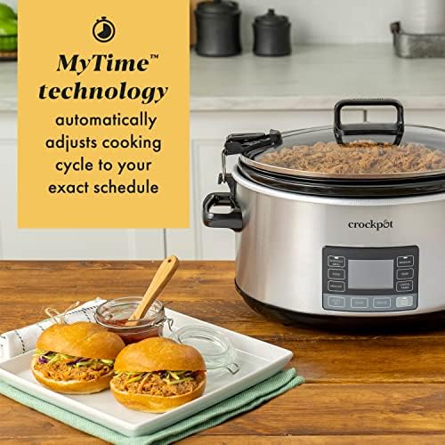 7 Quart Portable Programmable Slow Cooker with Timer - Curated Catalog Q6