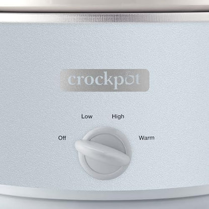 4.5 Quart Manual Slow Cooker – Macaroon Blue - Curated Catalog C6