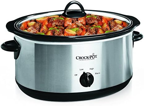 7 Quart Oval Manual Slow Cooker – Stainless Steel - Curated Catalog M1