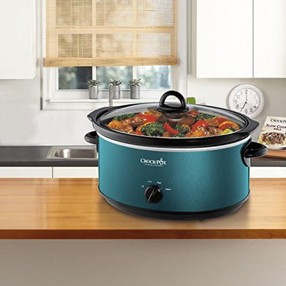 7 Quart Manual Slow Cooker – Turquoise - Curated Catalog K6