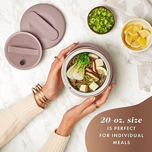 Electric Lunch Box Food Warmer 20oz – Blush Pink - Curated Catalog D3