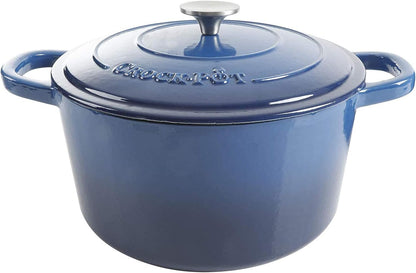 3 Quart Enameled Cast Iron Dutch Oven – Aqua - Curated Catalog V7