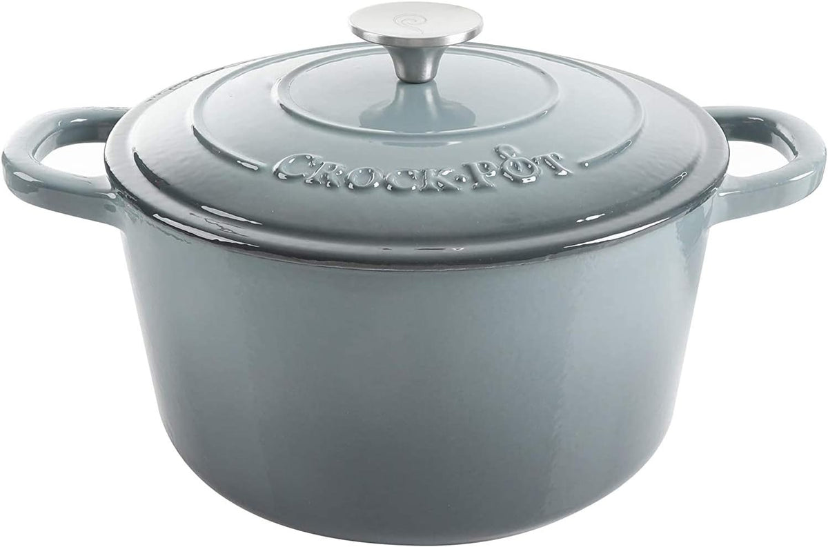 3 Quart Enameled Cast Iron Dutch Oven – Aqua - Curated Catalog V7