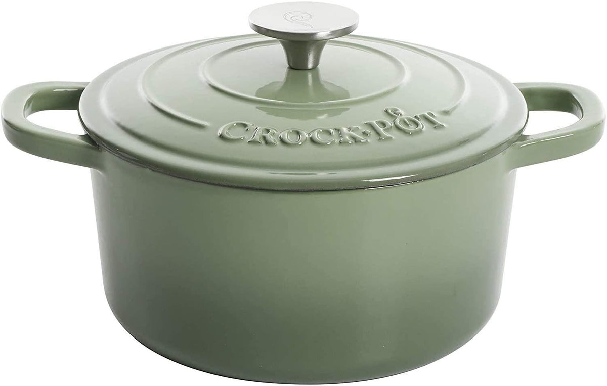 3 Quart Enameled Cast Iron Dutch Oven – Aqua - Curated Catalog V7