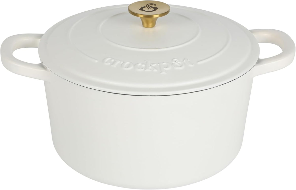 3 Quart Enameled Cast Iron Dutch Oven – Aqua - Curated Catalog C9