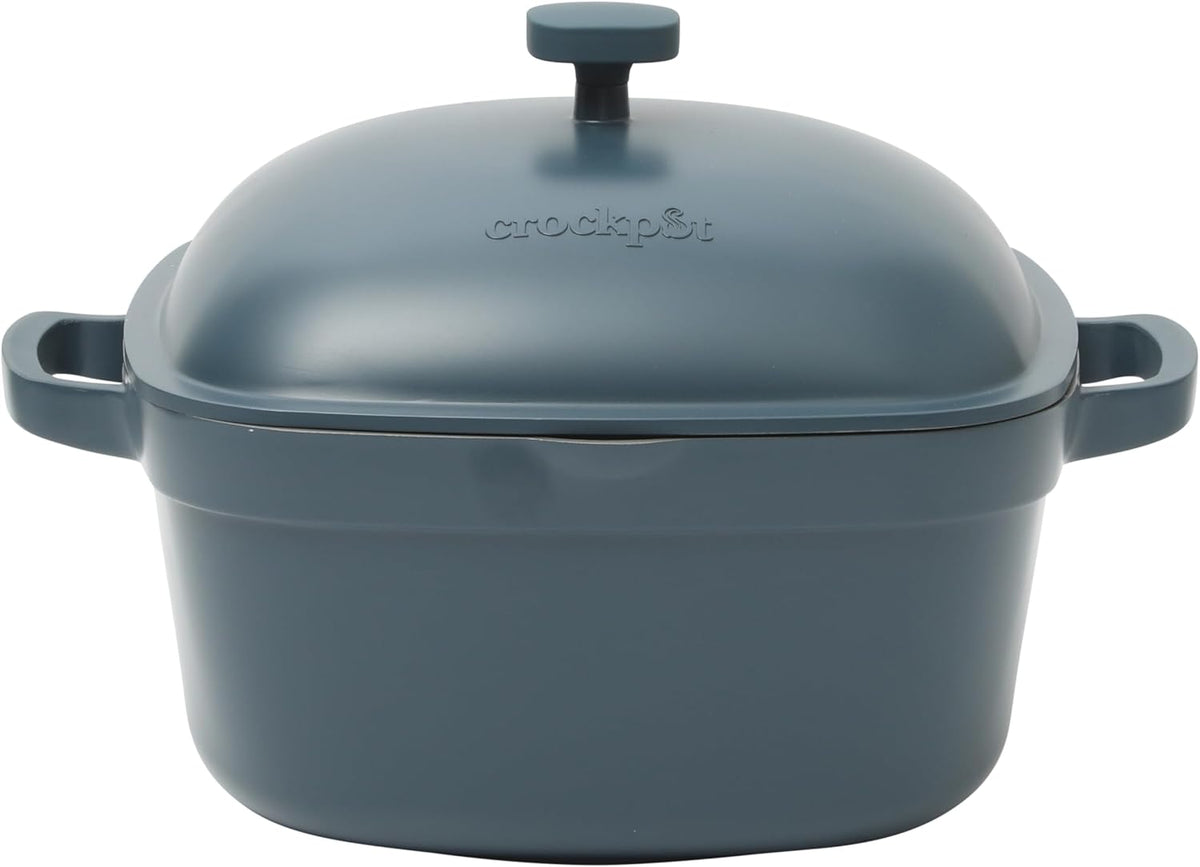 3 Quart Enameled Cast Iron Dutch Oven – Aqua - Curated Catalog V7