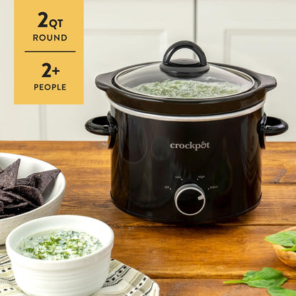 2 Quart Mini Slow Cooker – Classic Compact Cooker - Curated Catalog N7